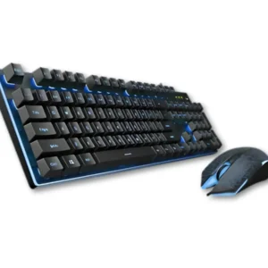 Rapoo V100S – Blue Backlit Mambrane Gaming Keyboard with Mouse