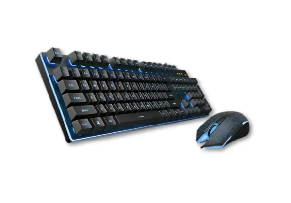 Rapoo V100S – Blue Backlit Mambrane Gaming Keyboard with Mouse