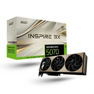 MSI RTX 5070 Inspire 3X OC 12GB GDDR7 Graphics Card