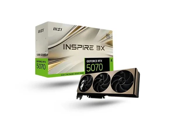 MSI RTX 5070 Inspire 3X OC 12GB GDDR7 Graphics Card