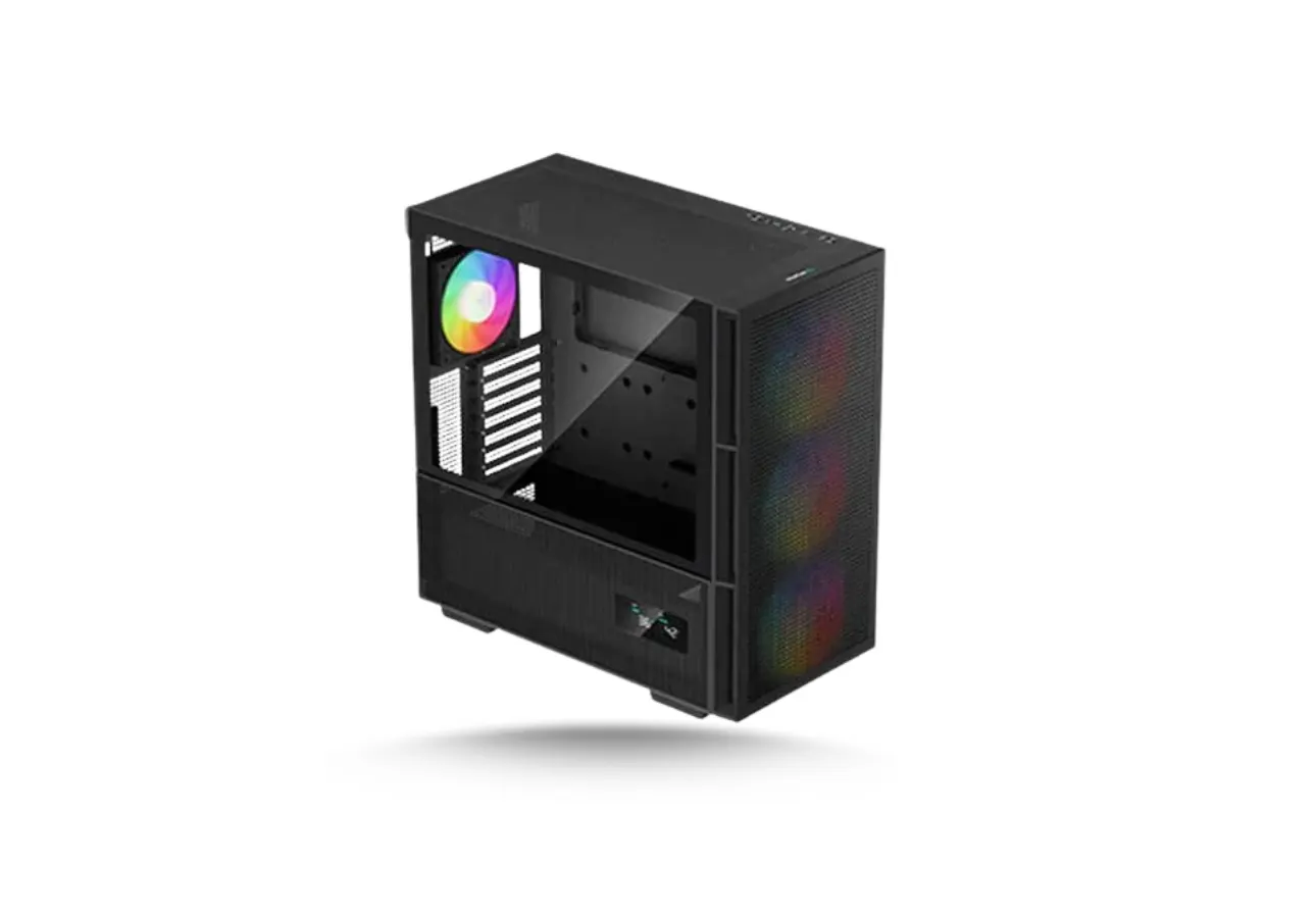 Deepcool CH560 Digital Mesh ARGB (E-ATX) Mid Tower Cabinet (Black) - Image 2