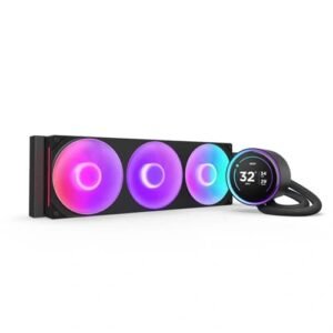 NZXT Kraken Elite 420 RGB with IPS LCD Display AIO Liquid Cooler (Black)