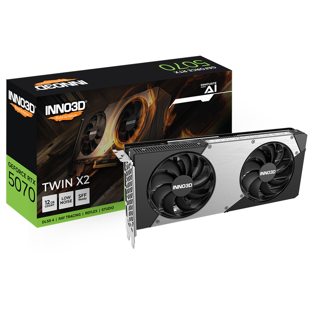 Inno3D RTX 5070 Twin X2 12GB GDDR7 Graphics Card