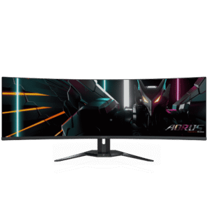 Gigabyte AORUS CO49DQ OLED | 49 Inch 1800R Curved 1440p D-QHD (2K) 144Hz OLED 0.03ms Monitor