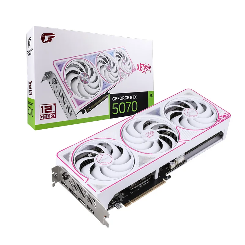 Colorful iGame RTX 5070 Ultra W OC 12GB GDDR7 Graphics Card (White)