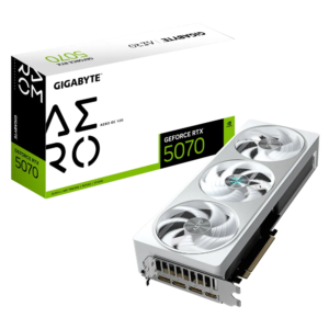 Gigabyte RTX 5070 Aero OC 12GB GDDR7 Graphics Card (White)