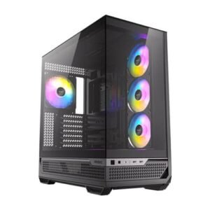 Antec C7 ARGB with 4 Fans E-ATX Cabinet (Black)