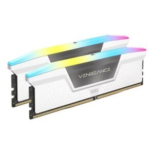 Corsair Vengeance RGB 32GB (16GBx2) DDR5 CL36 6000MHz RAM (White)