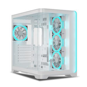 Ant Esports Crystal ARC ARGB (White) Cabinet
