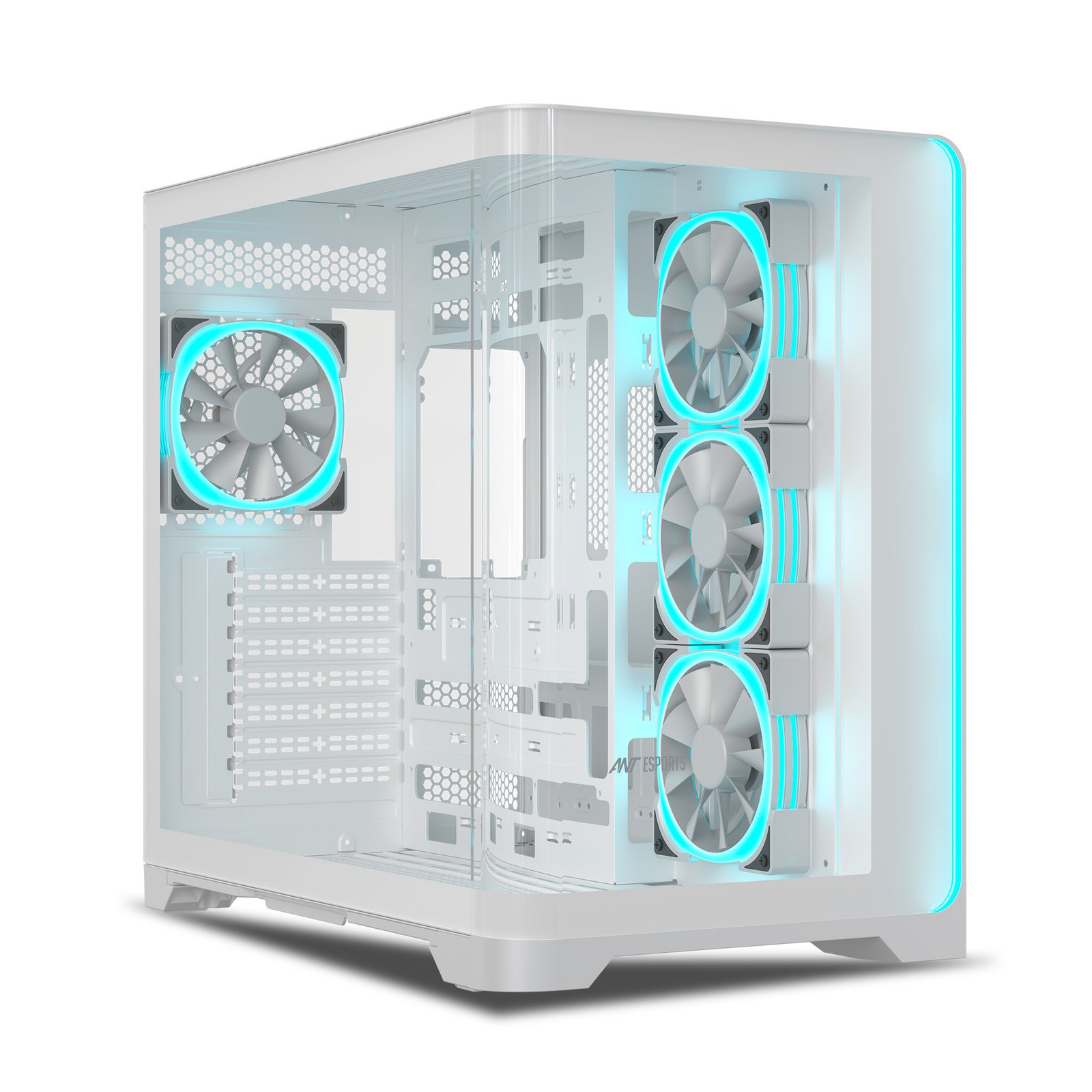 Ant Esports Crystal ARC ARGB (White) Cabinet
