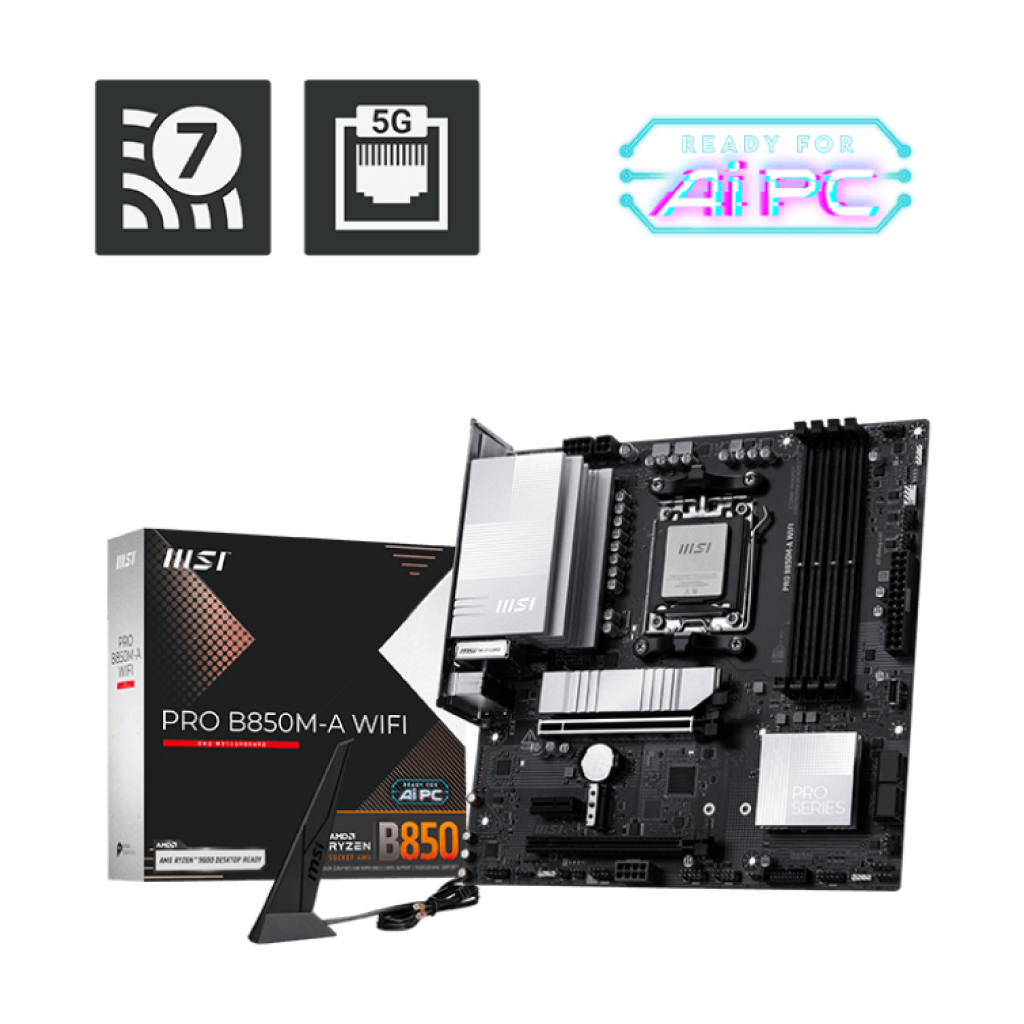 MSI PRO B850M-A WIFI Motherboard