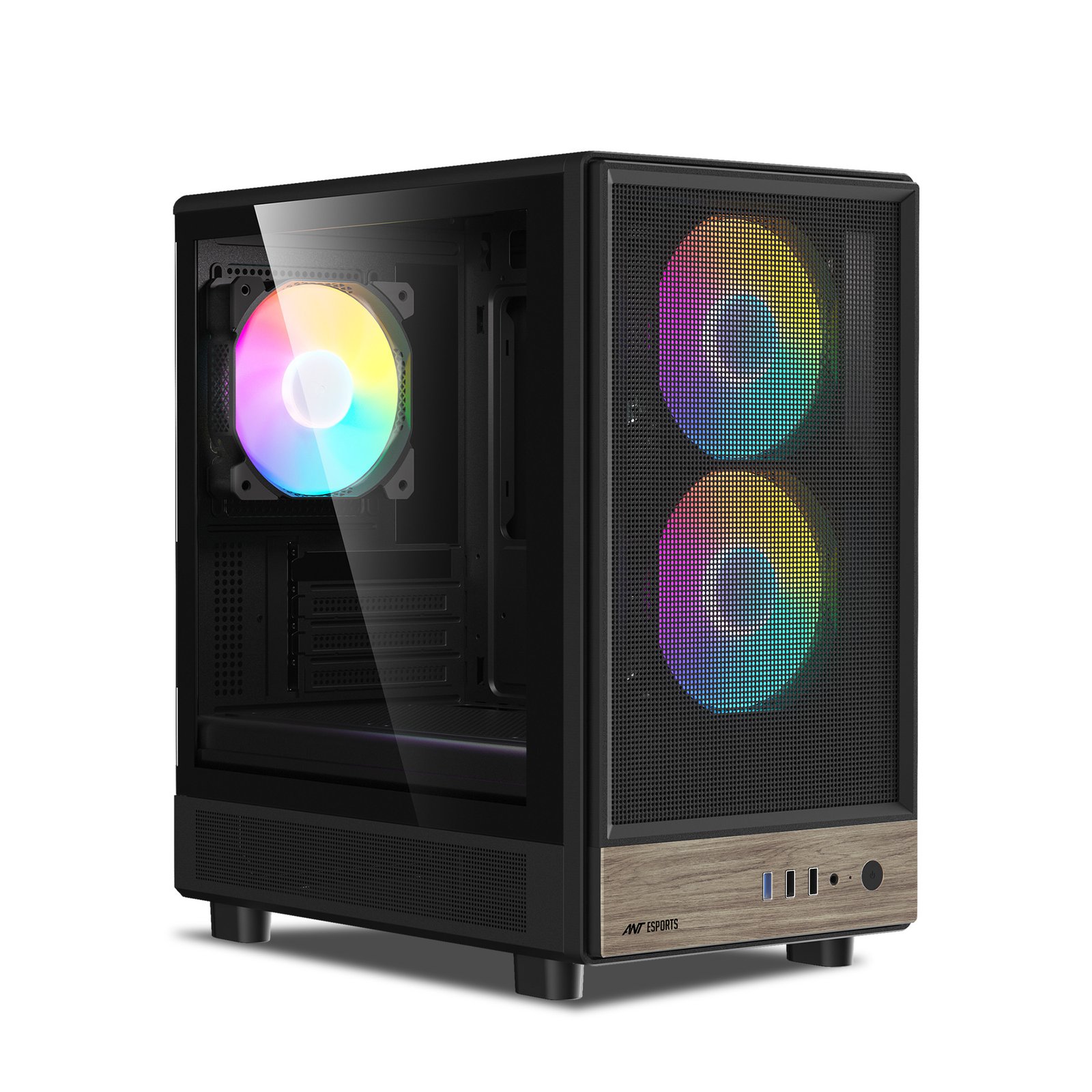 Ant Esports 300 Air ARGB M-ATX (Black) Cabinet