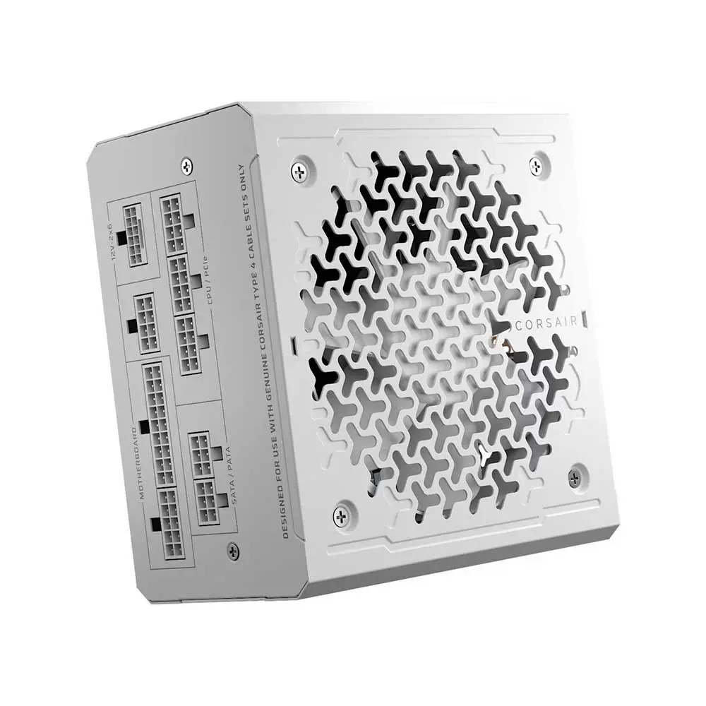 Corsair RM1000e ATX 3.1 1000 Watt 80 Plus Gold Fully Modular Power Supply (White)