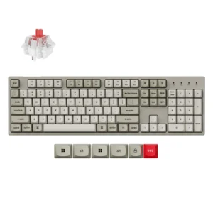 Keychron C2 Pro 8K - Retro (Red Switch) Mechanical Keyboard