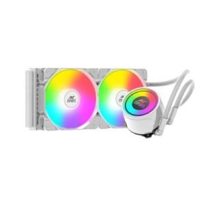 Ant Esports ICE-240 ARGB 240mm Liquid Cooler – White