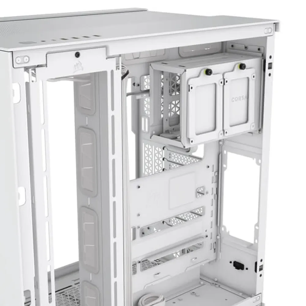 Corsair 6500D Airflow Dual-Chamber Mid-Tower Cabinet – White - Image 5