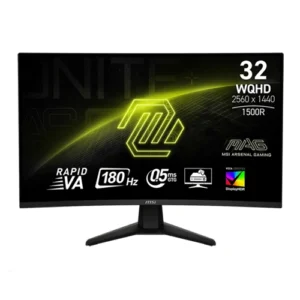 MSI MAG 32CQ6F 32-inch WQHD 180Hz Curved Gaming Monitor