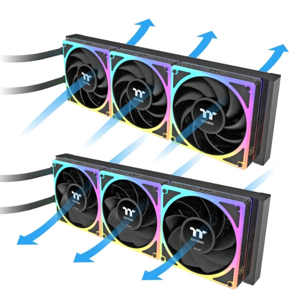 Thermaltake MAGCurve 360 Ultra ARGB Liquid Cooler – Black - Image 4