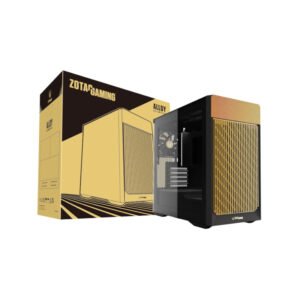 ZOTAC GAMING ALLOY mATX Case – Black/Gold